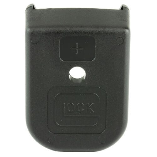 Glock OEM Magazine Floor Plate - For 9mm, .40 S&W, .357 Sig - Black Polymer, Low Profile, Made In Austria