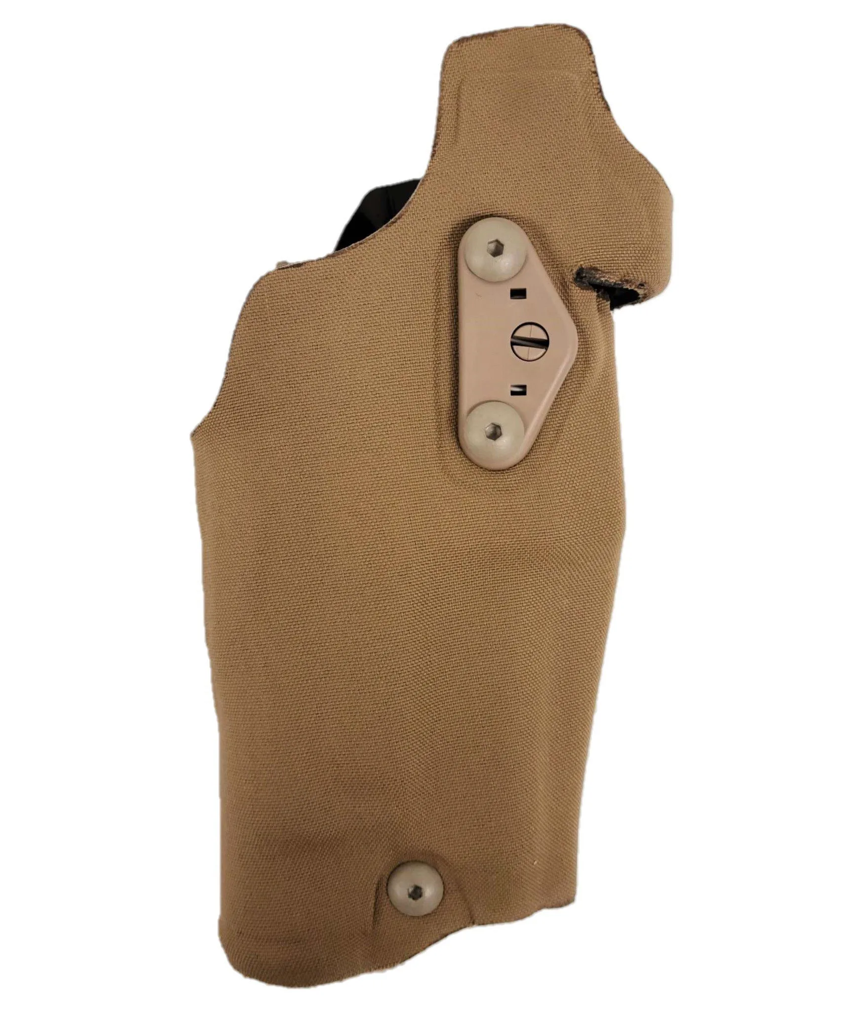 Safariland ALS Optic Glock 19/23 w/Light RH Coyote - Gold Trigger