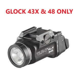 Streamlight 69503 TLR-7 HL-X Sub USB for Glock 43X/48 1000-Lumen Weaponlight