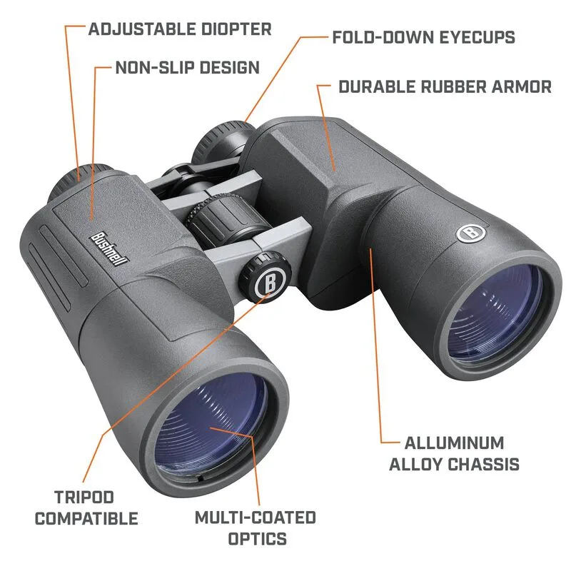 Bushnell PowerView 2 12×50 Binoculars PWV1250 – Waterproof & Compact-img-4