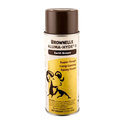 Brownells Aluma-Hyde II 12oz Matte Earth Brown Aerosol - 083-002-512