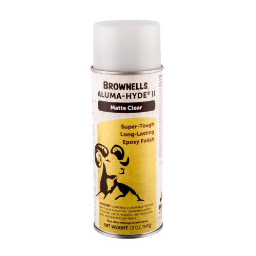 Brownells Aluma-Hyde II 12oz Matte Clear Aerosol  -  083-002-712