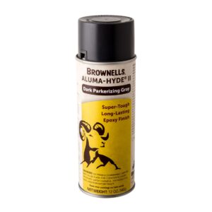 Brownells Aluma-Hyde II 12oz Matte Dark Parkerizing Gray Aerosol - 083-002-812