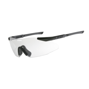 ESS ICE-ONE Eyeshield Safety Glasses Black with Clear 740-0005