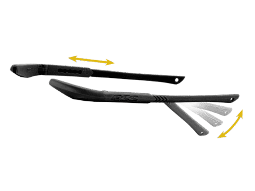 ESS ICE-2X Safety Glasses Black w/ Smoke Gray & Clear Lenses 740-0003 - Image 2