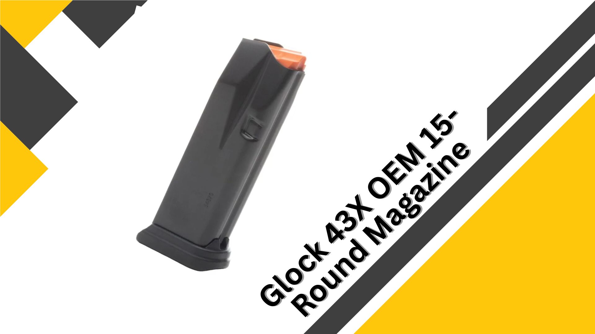 glock 43x oem 15-round magazine