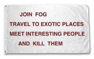 Forward Observations Group Join FOG Flag 36x60