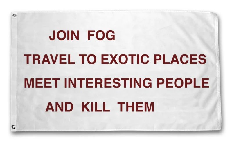 Forward Observations Group Join FOG Flag 36x60