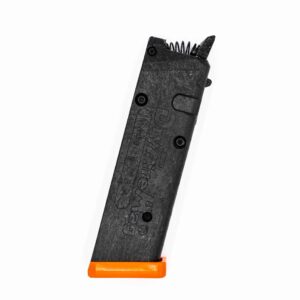 DryFireMag D-G9-RET Double Stack 9MM/40/357/45 Fits Glock Black/Orange