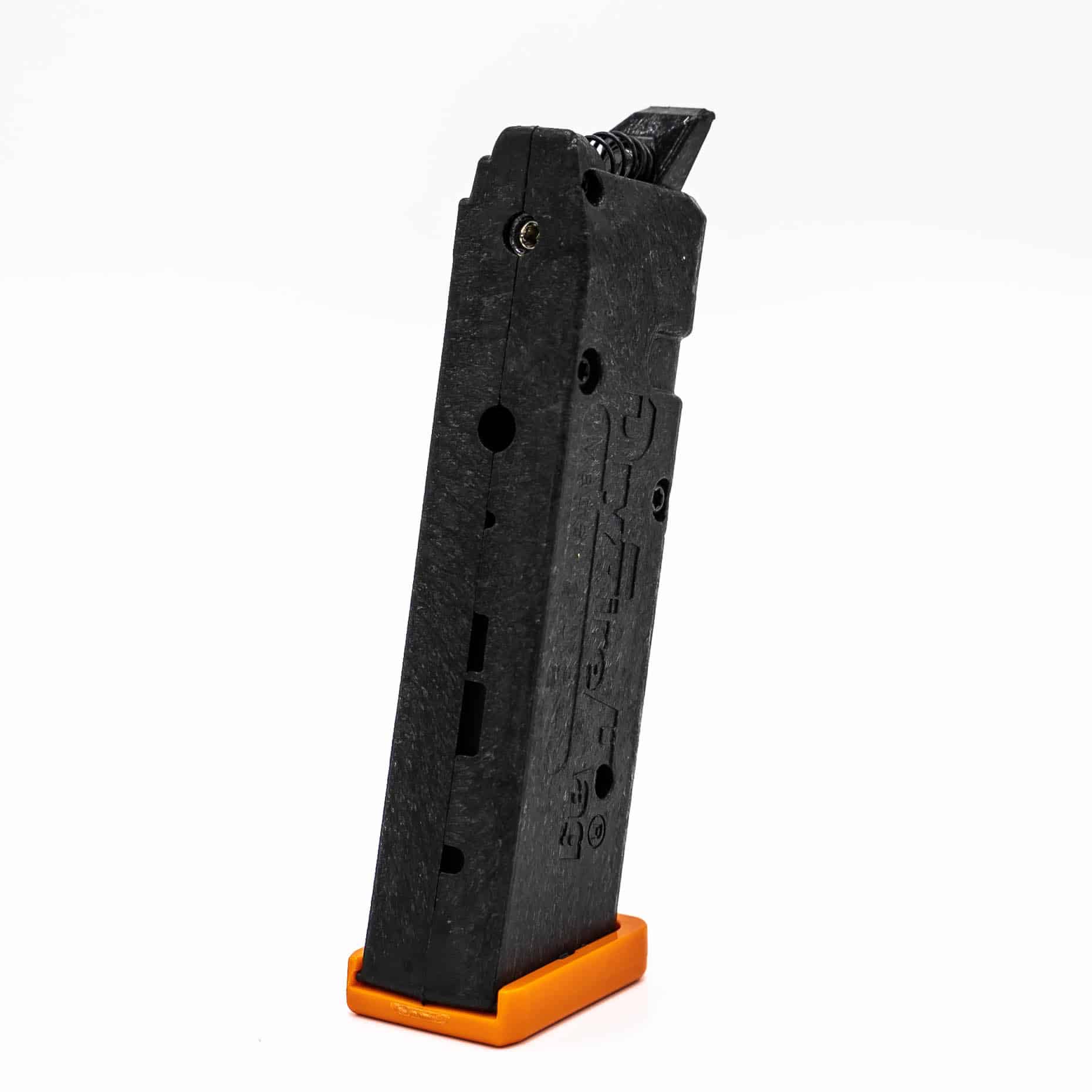 DryFireMag D-G9-RET Double Stack 9MM/40/357/45 Fits Glock Black/Orange - Image 5