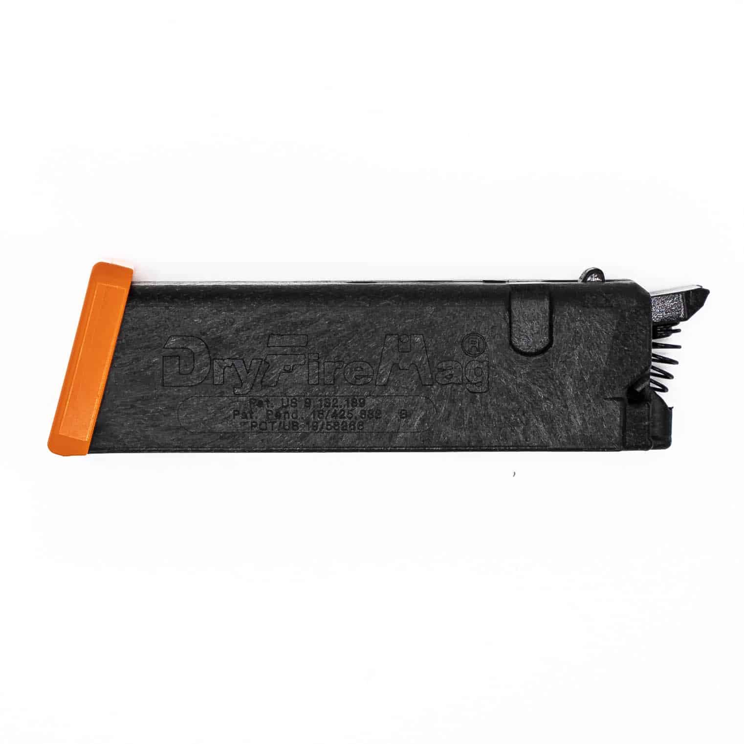 DryFireMag D-G9-RET Double Stack 9MM/40/357/45 Fits Glock Black/Orange - Image 7